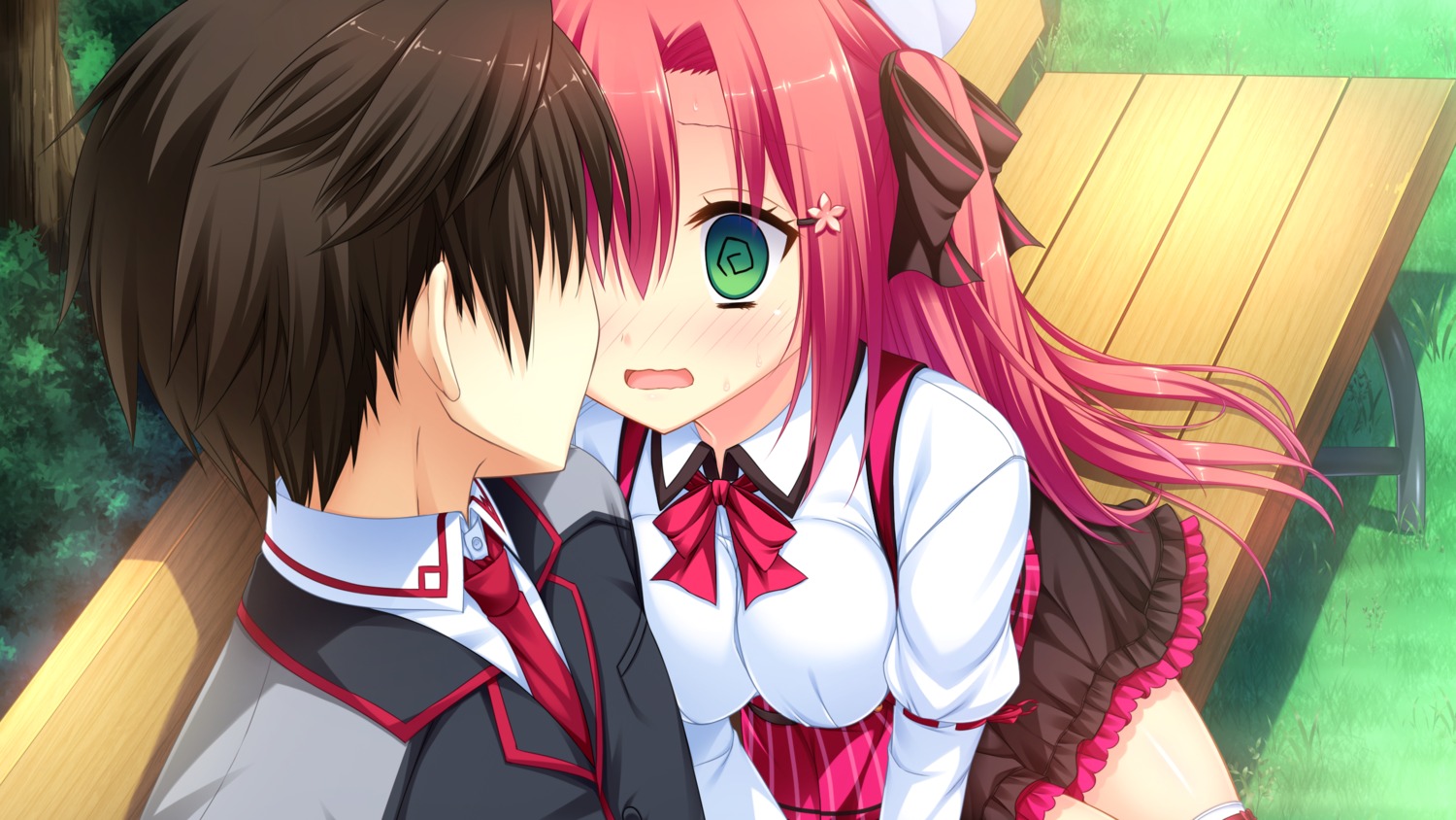 game_cg, kakiya_koyuki, mirai_kanojo, pulltop_latte, seifuku, tagme, thighhighs, tsutsui_takaya