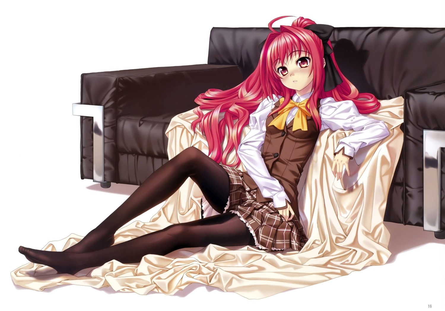 corticarte_apa_lagranges, feet, kannatsuki_noboru, pantyhose, seifuku, shinkyoku_soukai_polyphonica, shinkyoku_soukai_polyphonica_crimson_s