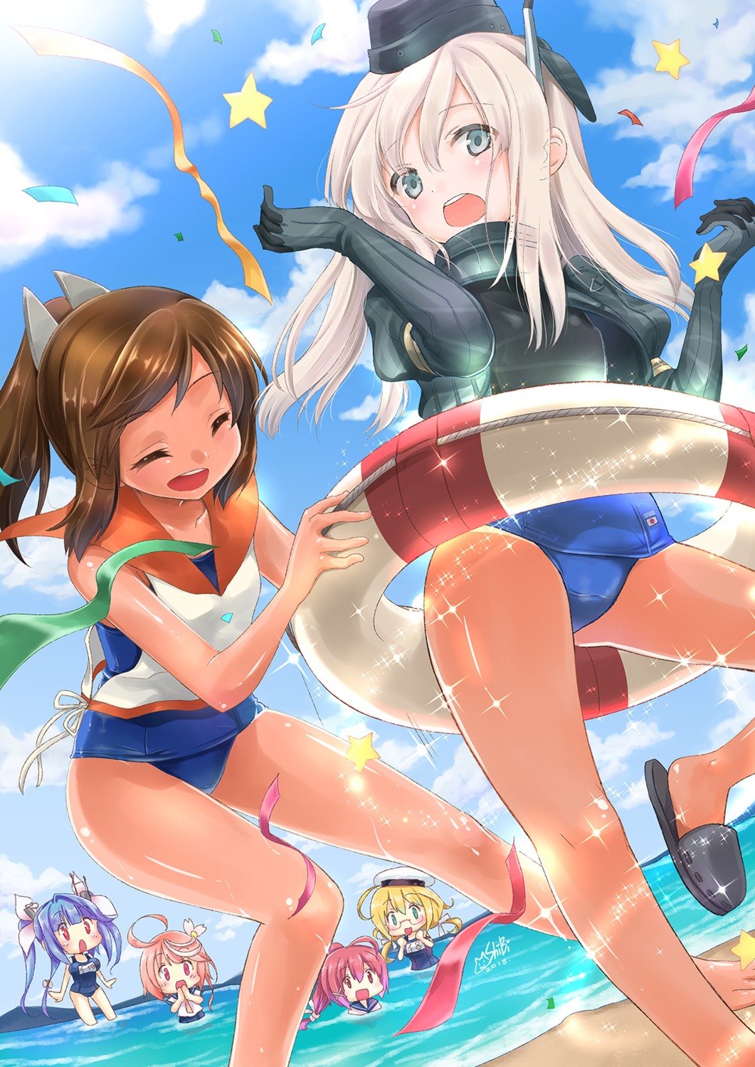 bodysuit, i-168_(kancolle), i-19_(kancolle), i-401_(kancolle), i-58_(kancolle), i-8_(kancolle), kantai_collection, megane