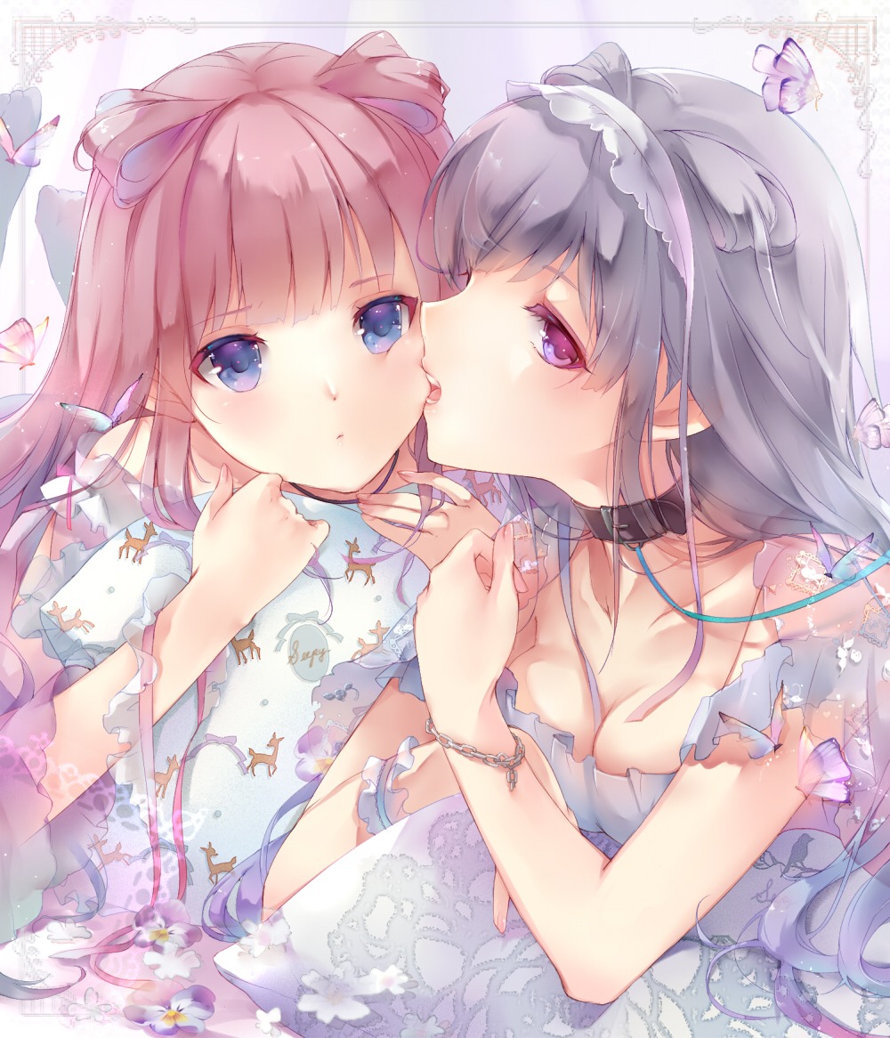 cleavage, pajama, tukino_(panna)