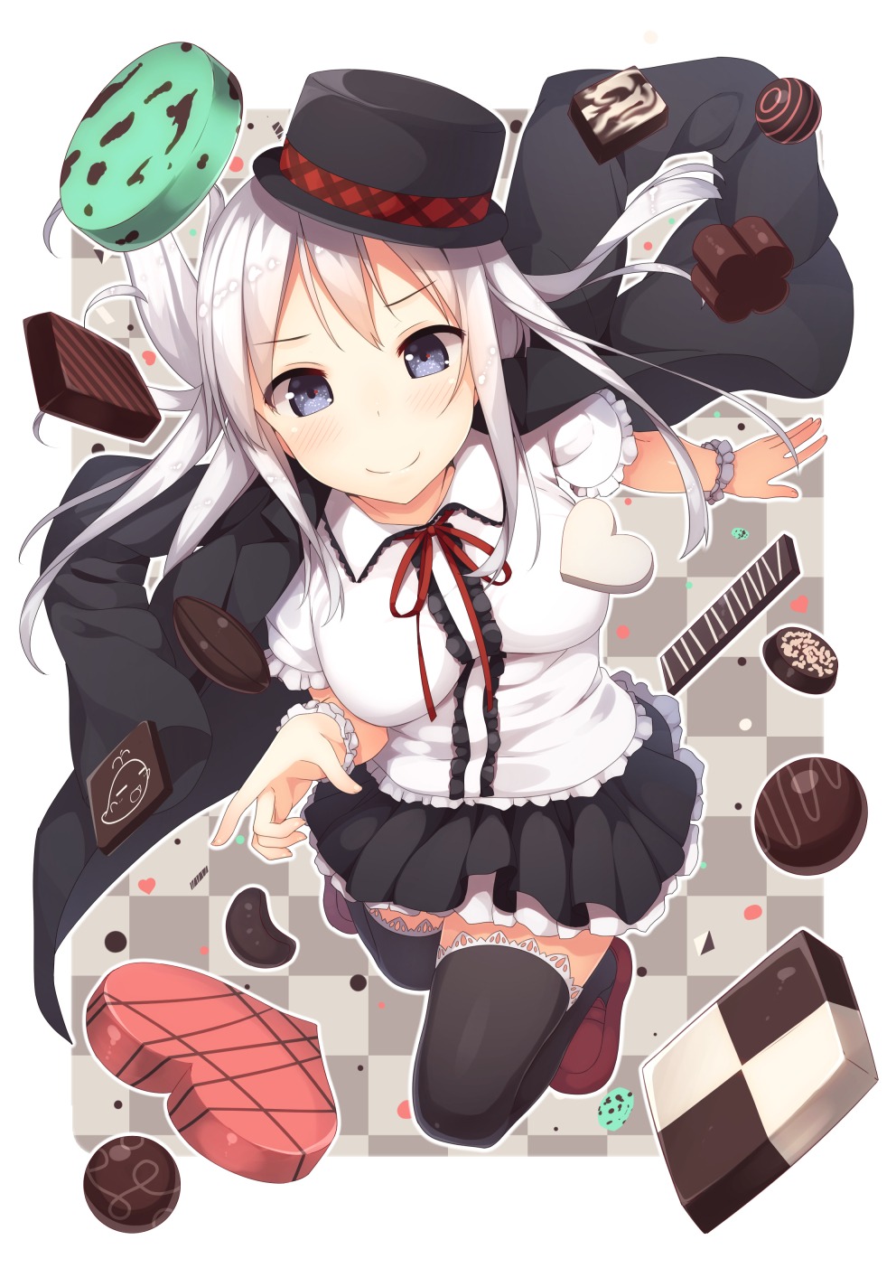 nagomi_no_ame, samegami, thighhighs