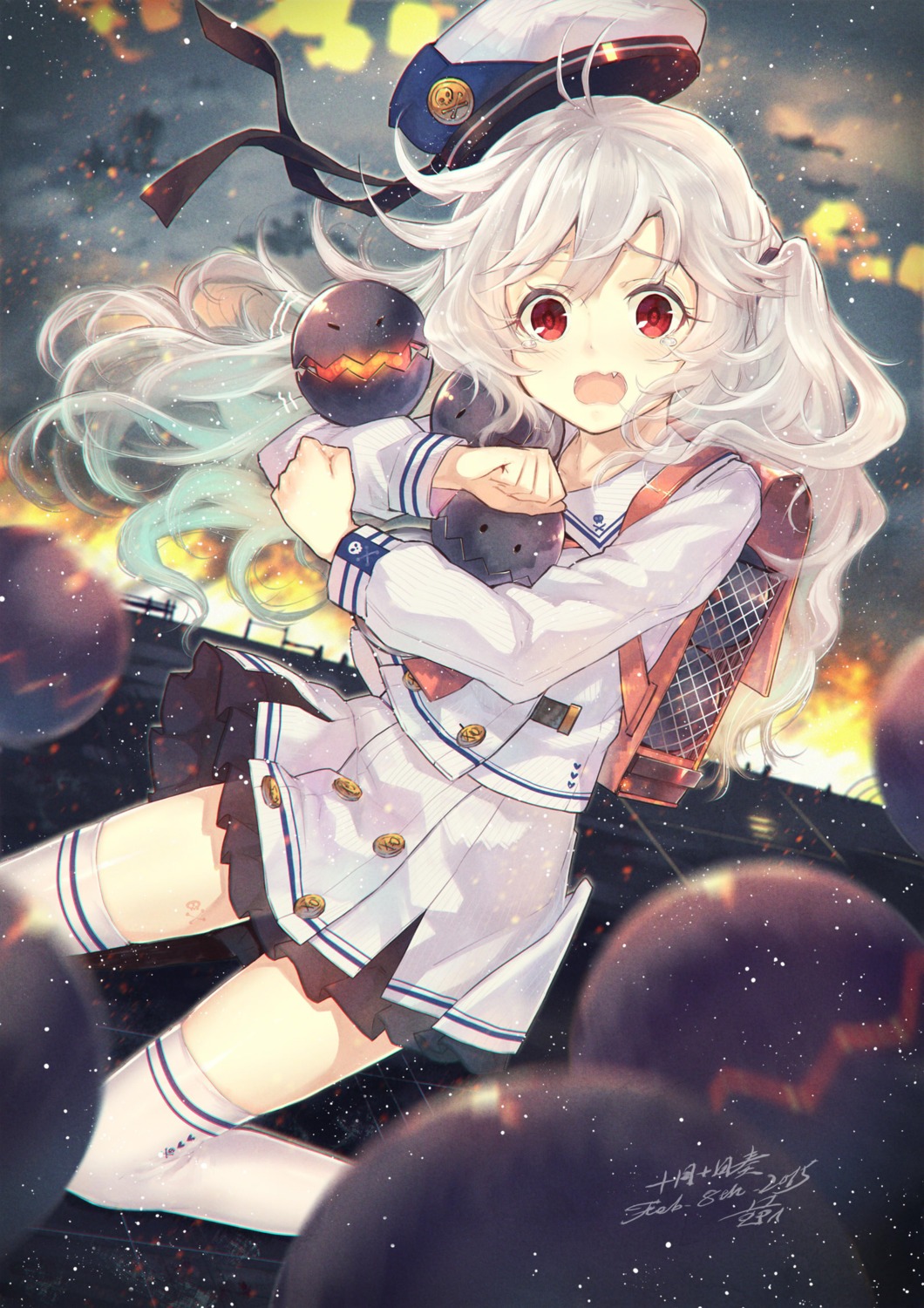 jugatsu_junichi, seifuku, thighhighs