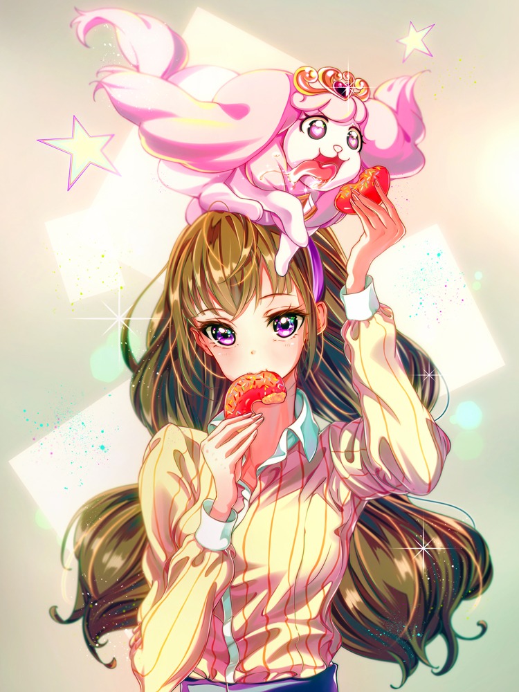 amanogawa_kirara, go!_princess_precure, motoki_(hisano_motoki), precure, puff_(precure)