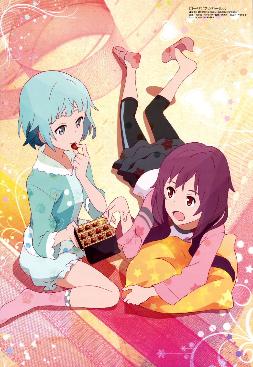 arai_dai, bloomers, kosaka_yukina, moritomo_nozomi, rolling_girls