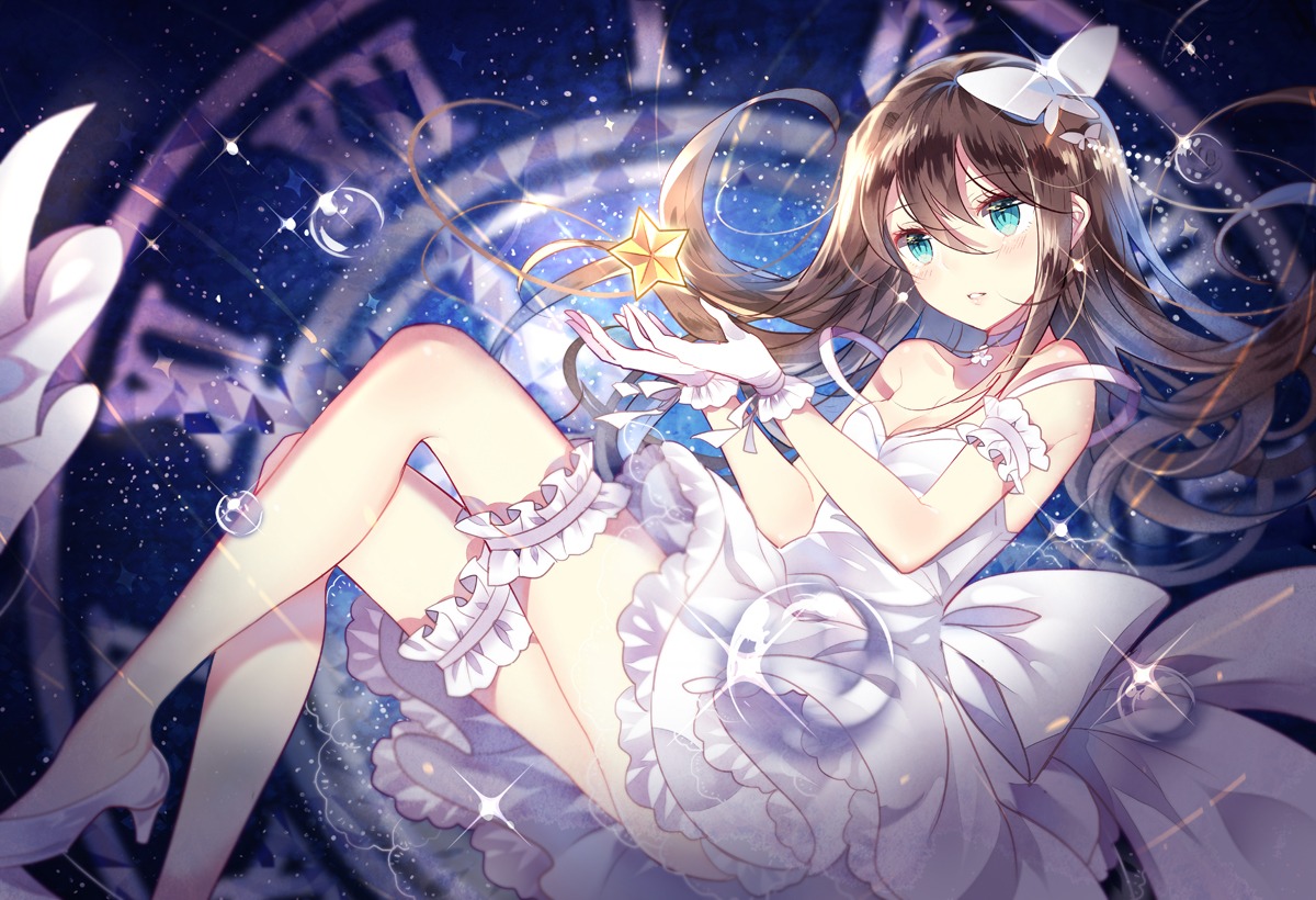 cleavage, domotolain, dress, garter, heels, shibuya_rin, the_idolm@ster, the_idolm@ster_cinderella_girls