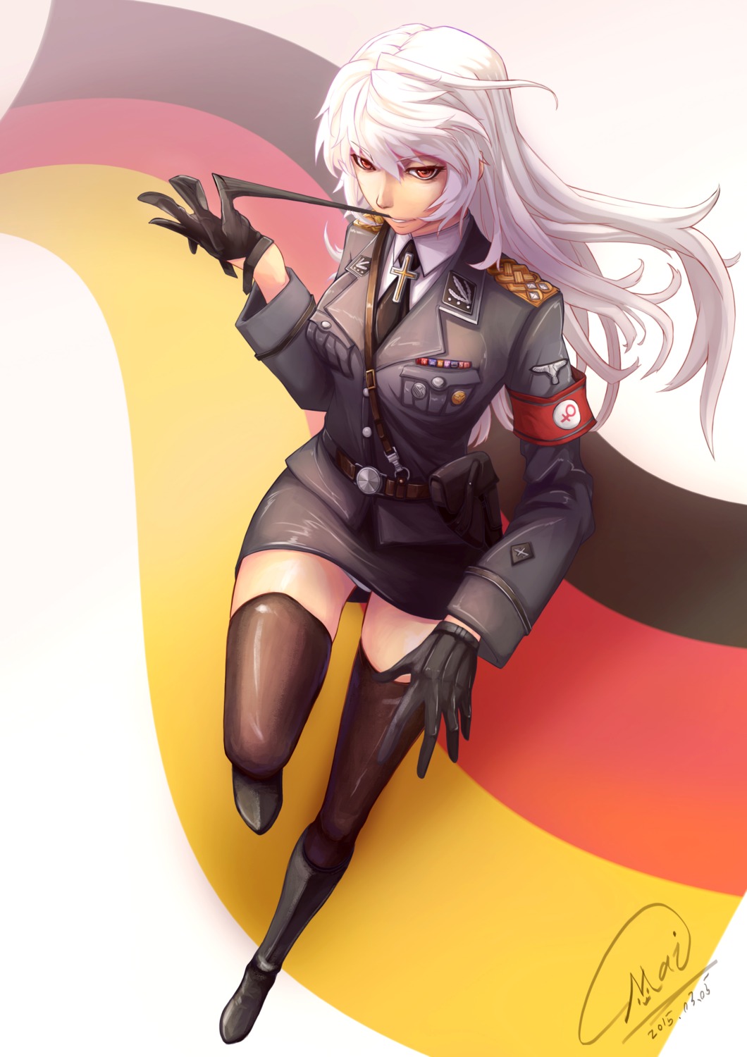 pantsu, shou_mai, thighhighs, uniform