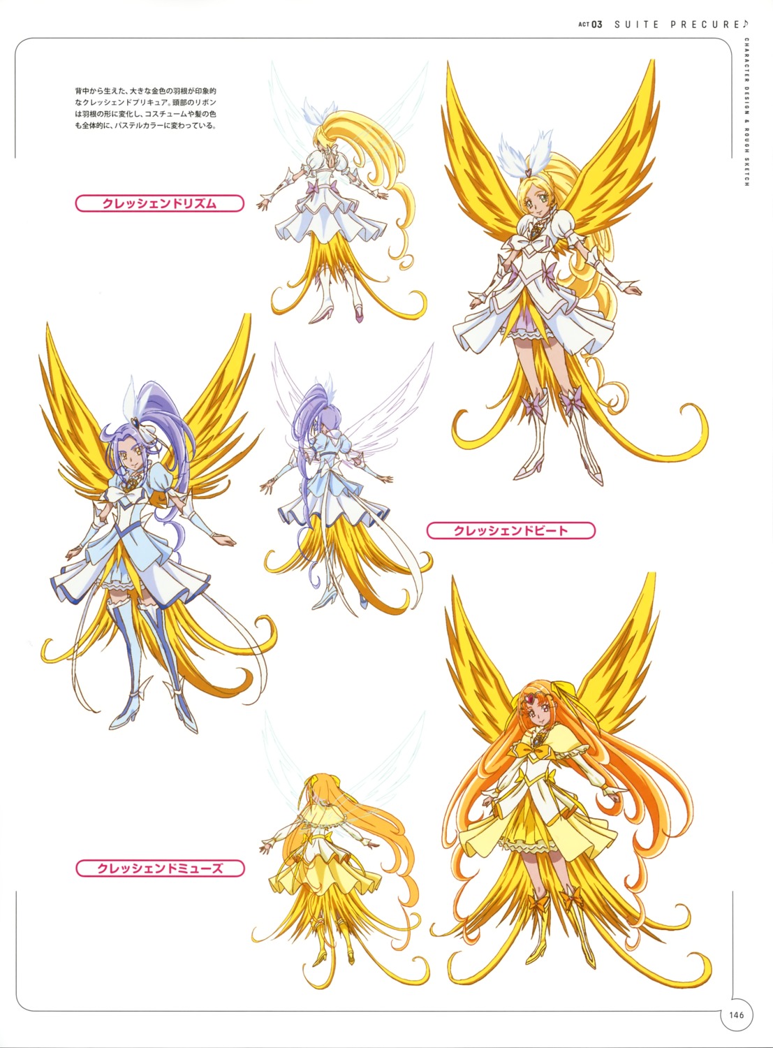 dress, heels, kurokawa_ellen, minamino_kanade, precure, shirabe_ako, suite_precure, takahashi_akira