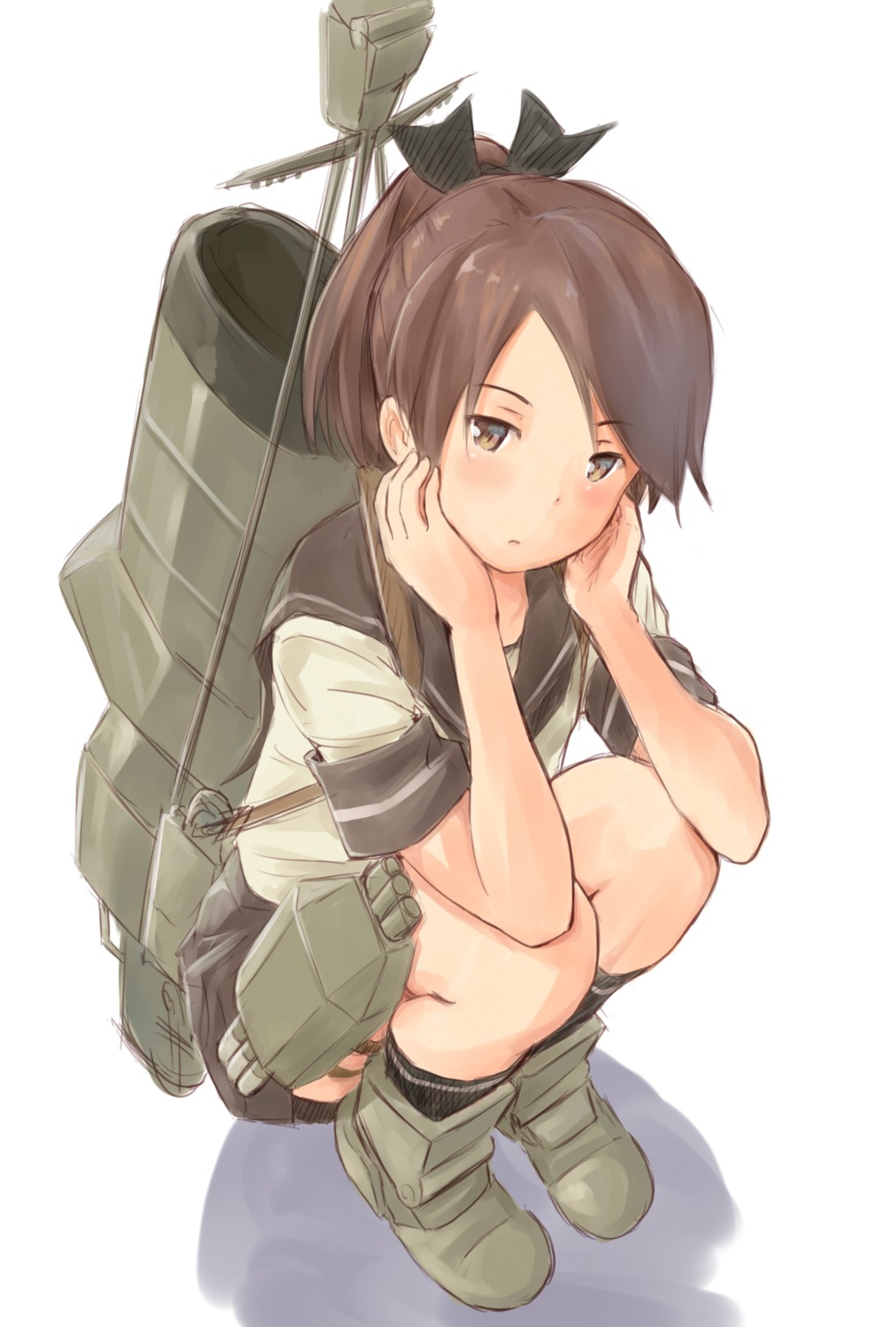 kantai_collection, seifuku, shikinami_(kancolle), wa_(genryusui)