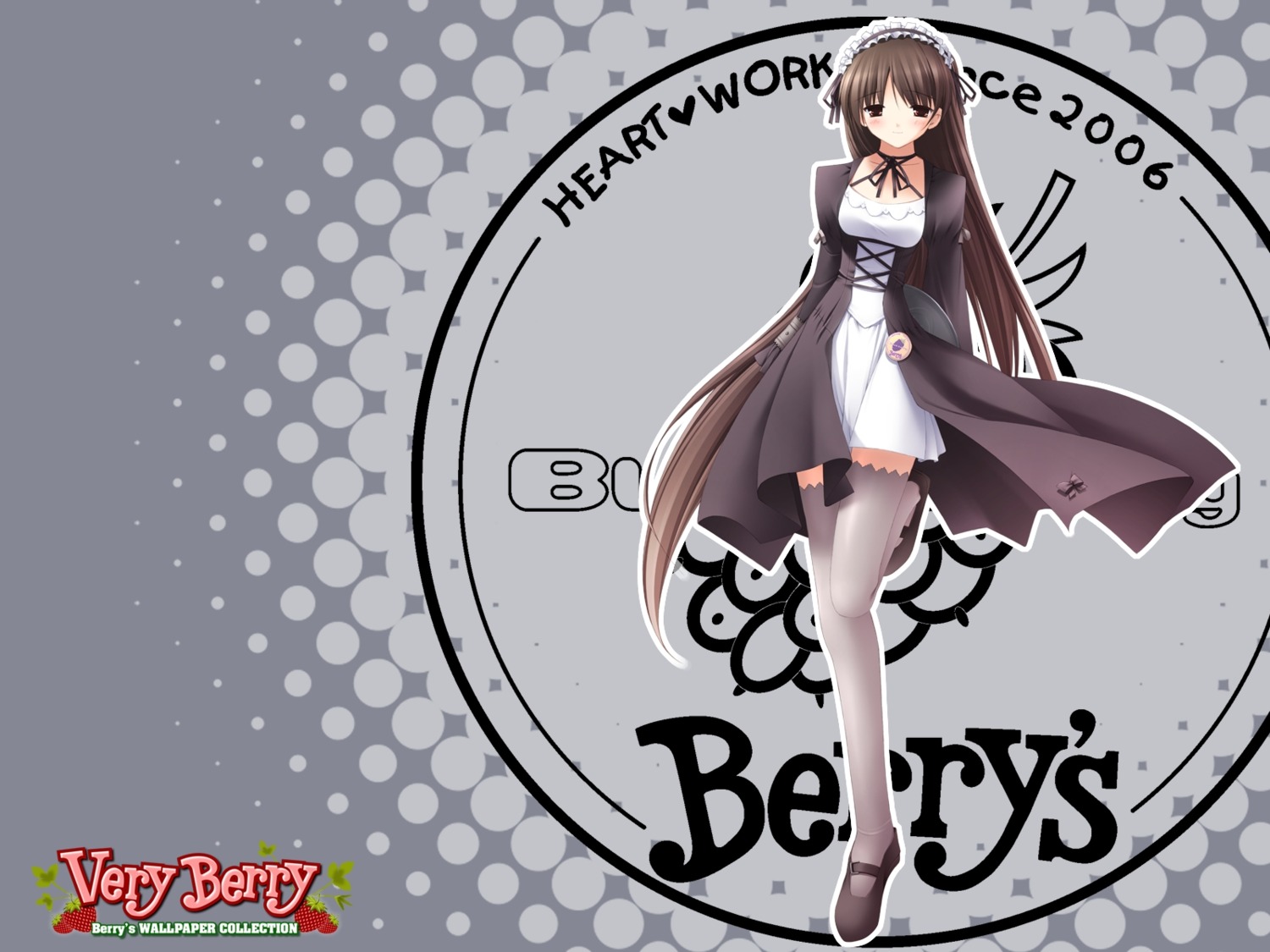 berry's, gennosuke, gothic_lolita, lolita_fashion, thighhighs, waitress, wallpaper