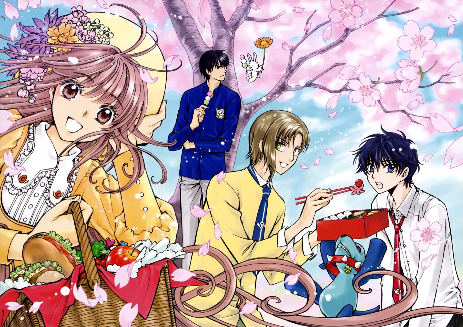 clamp, hanato_kobato, himura_rikuou, ioryogi, kobato, kudou_kazahaya, legal_drug, shirou_kamui, x