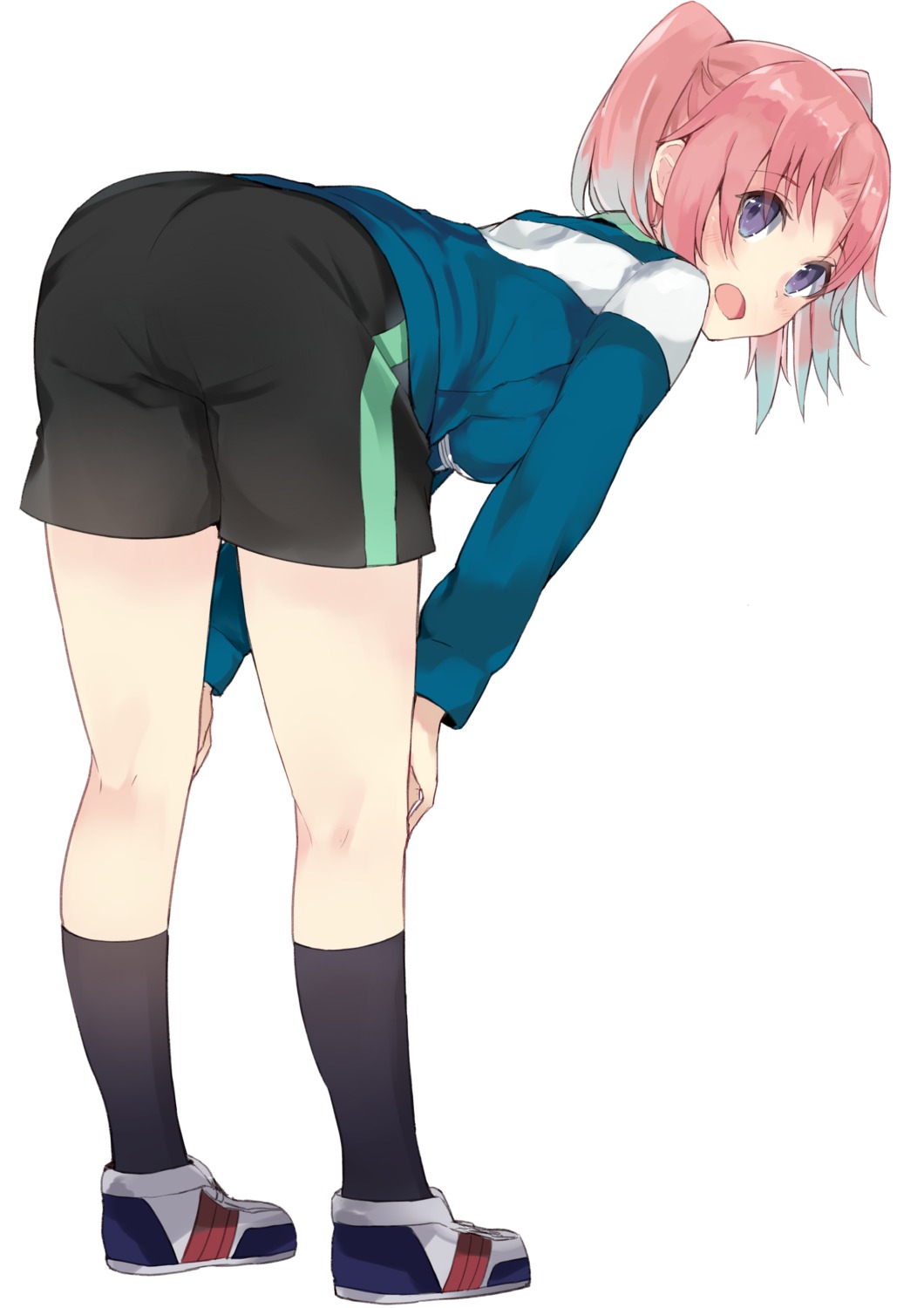 ass, gym_uniform, kou_mashiro, mikakunin_de_shinkoukei, yonomori_kobeni