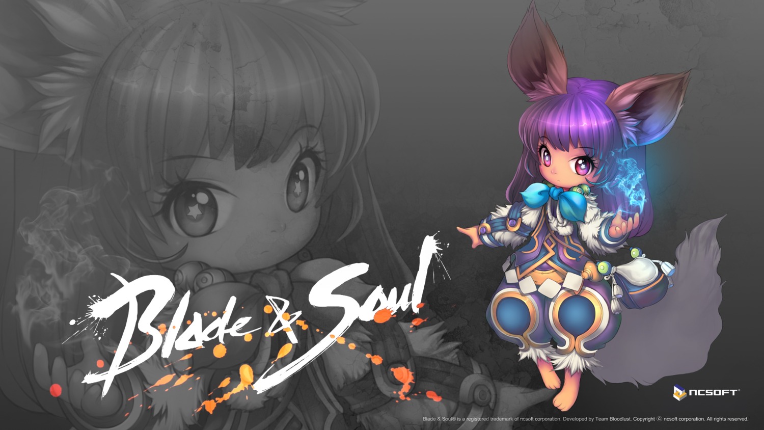 animal_ears, blade_&_soul, feet, tail, wallpaper, xiang
