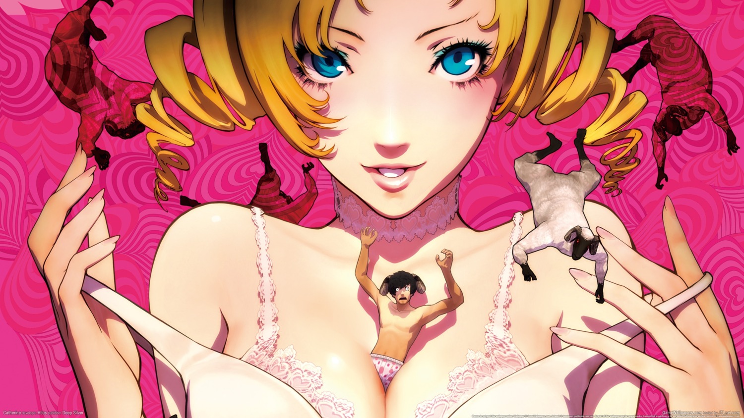 bra, catherine_(character), catherine_(game), cleavage, soejima_shigenori