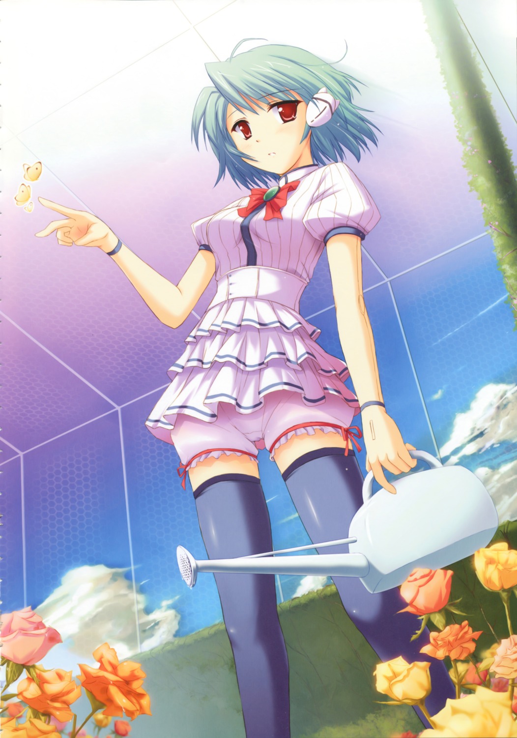 bloomers, mecha_musume, rken, thighhighs