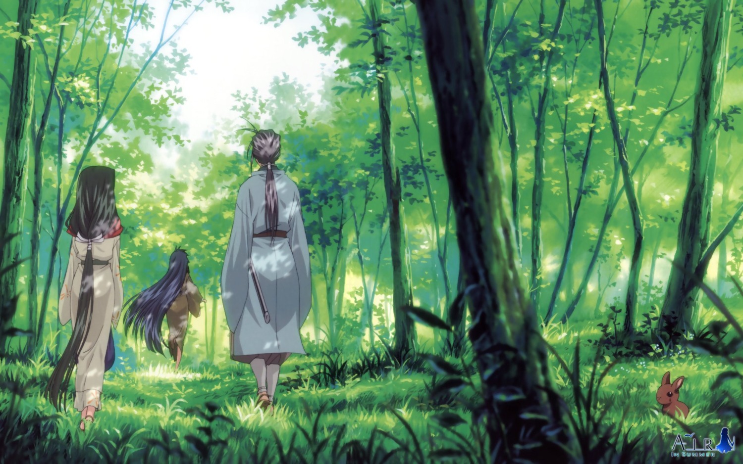 air, air_summer, kannabi_no_mikoto, ryuuya, sword, uraha, wallpaper, yukata