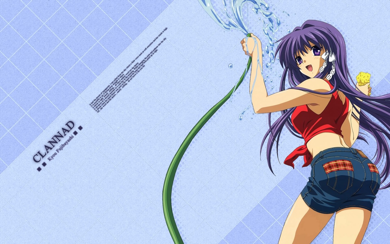 ass, clannad, fujibayashi_kyou, wallpaper