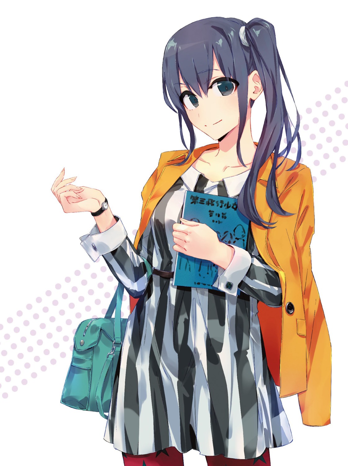 aliasing, disc_cover, dress, imai_midori, pantyhose, ponkan_8, shirobako