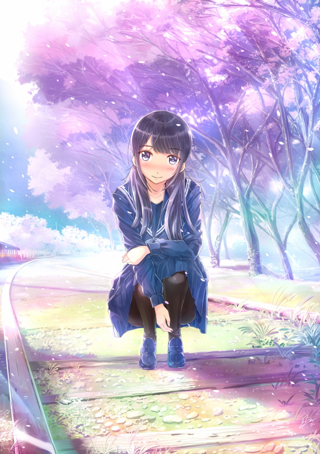 kazeno, pantyhose, seifuku
