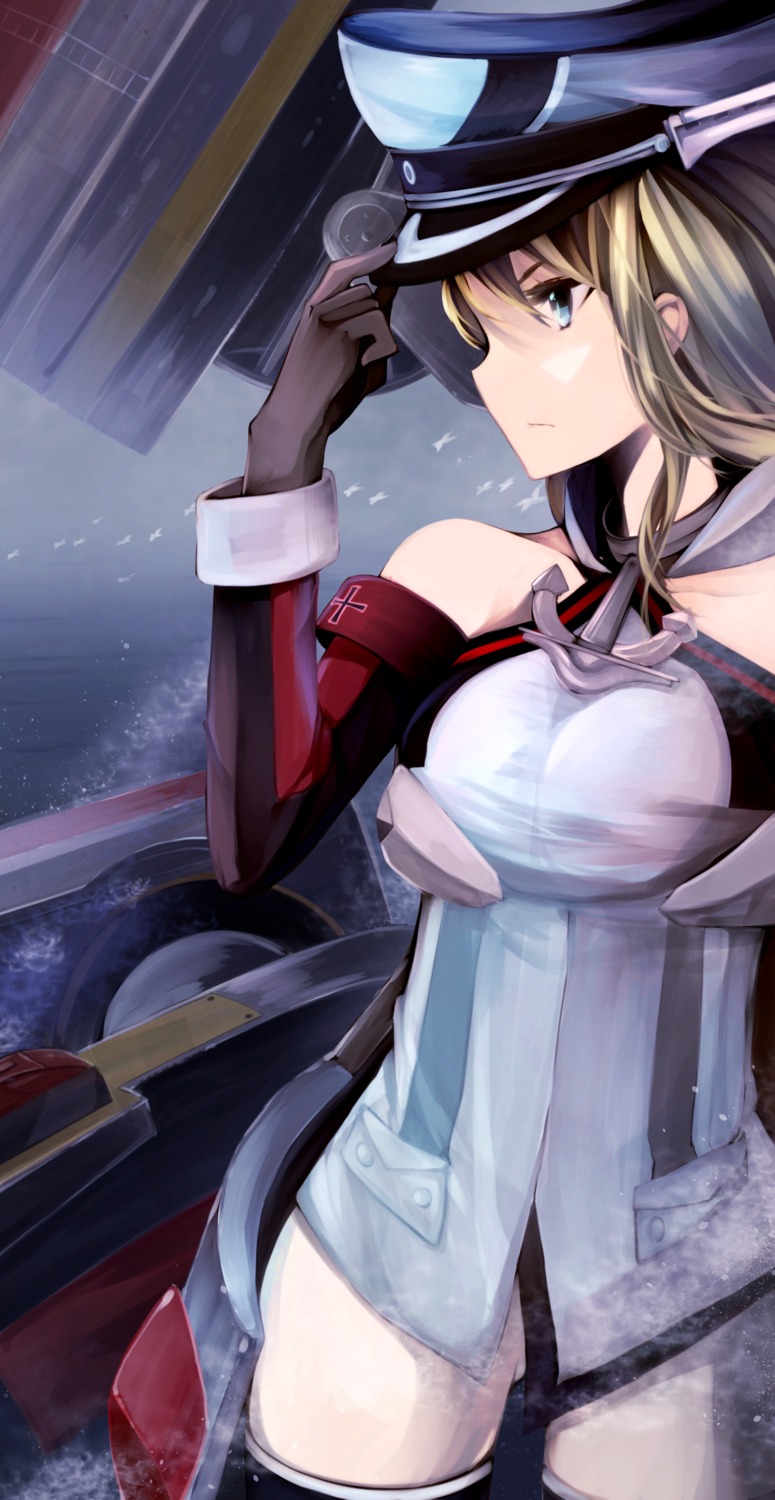 bismarck_(kancolle), kantai_collection, otogi_kyouka, thighhighs