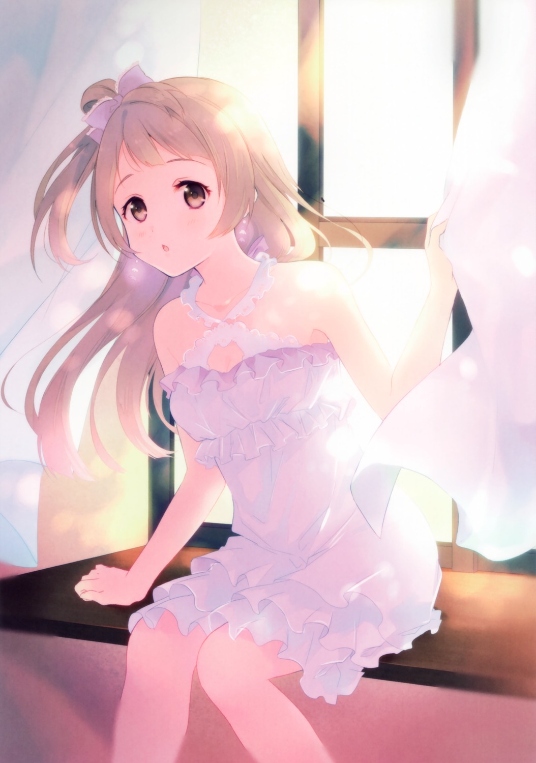cleavage, dress, love_live!, love_live!_(series), minami_kotori, ousaka_nozomi