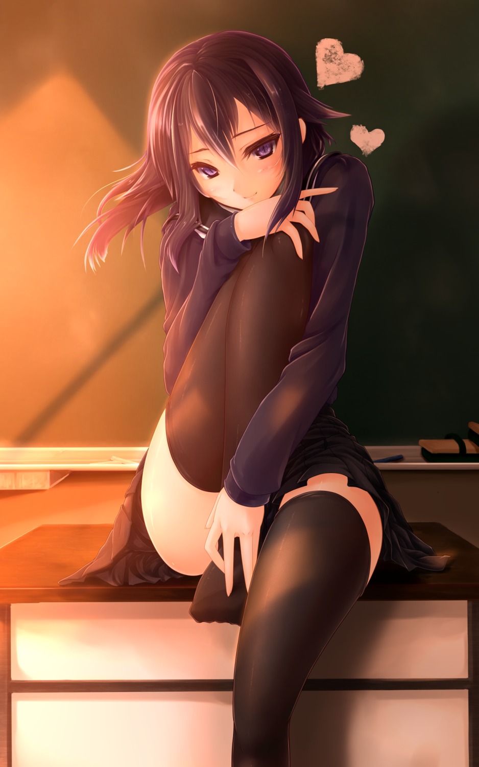 .npg, konohana_enishi, seifuku, thighhighs