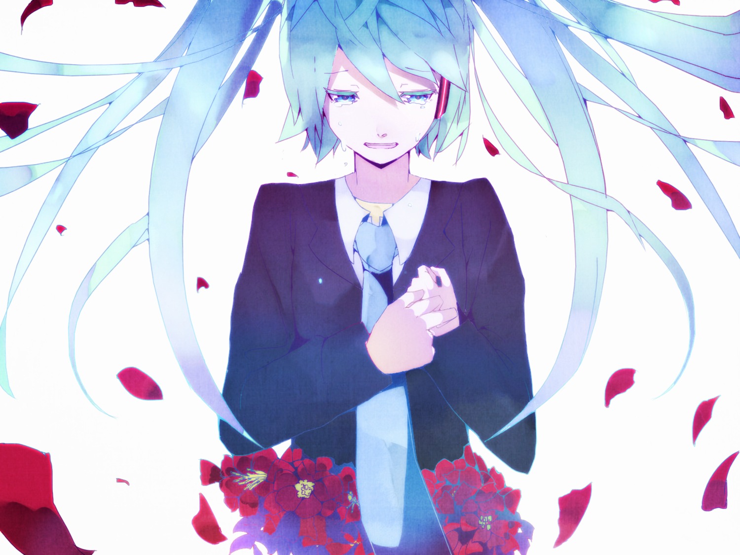 hatsune_miku, seifuku, tarbo_(exxxpiation), vocaloid, wallpaper