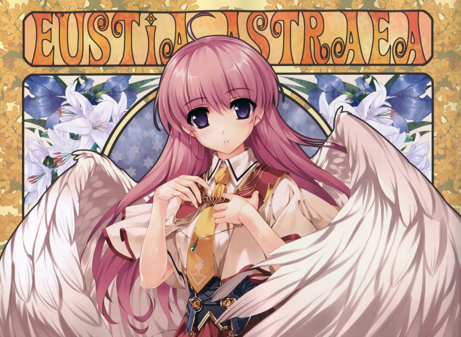 aiyoku_no_eustia, august, eustia_astraea, fixed, misaki_kurehito, seifuku, wings