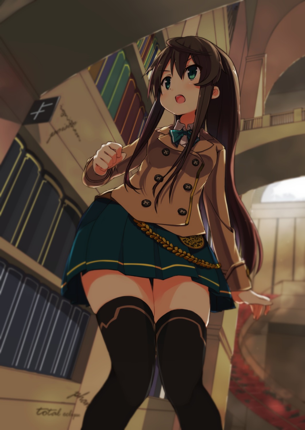 seifuku, tekka-maki, thighhighs