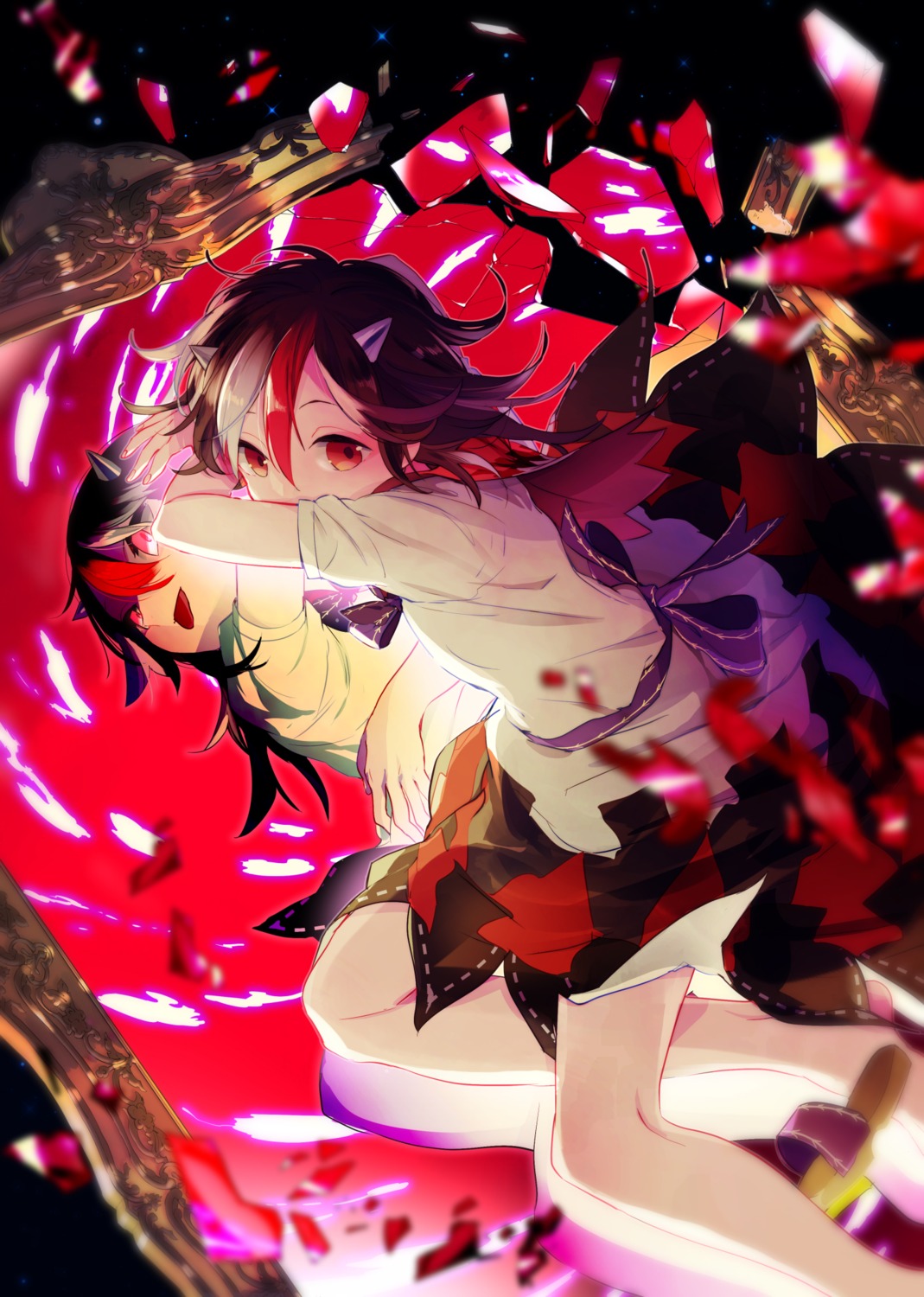 akka, horns, kijin_seija, touhou