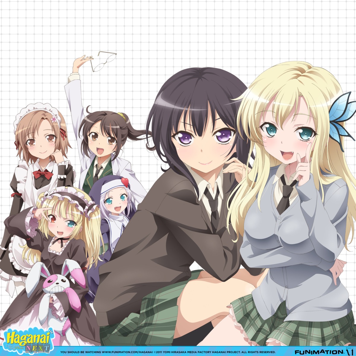 boku_wa_tomodachi_ga_sukunai, breast_hold, dress, gothic_lolita, hasegawa_kobato, heterochromia, kashiwazaki_sena, kusunoki_yukimura