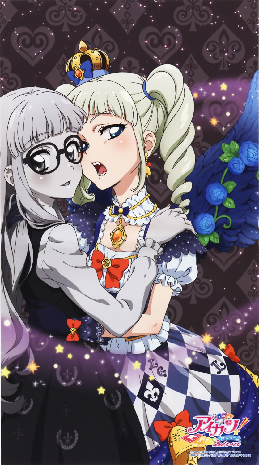 aikatsu!, dress, ishikawa_kayoko, megane, toudou_yurika