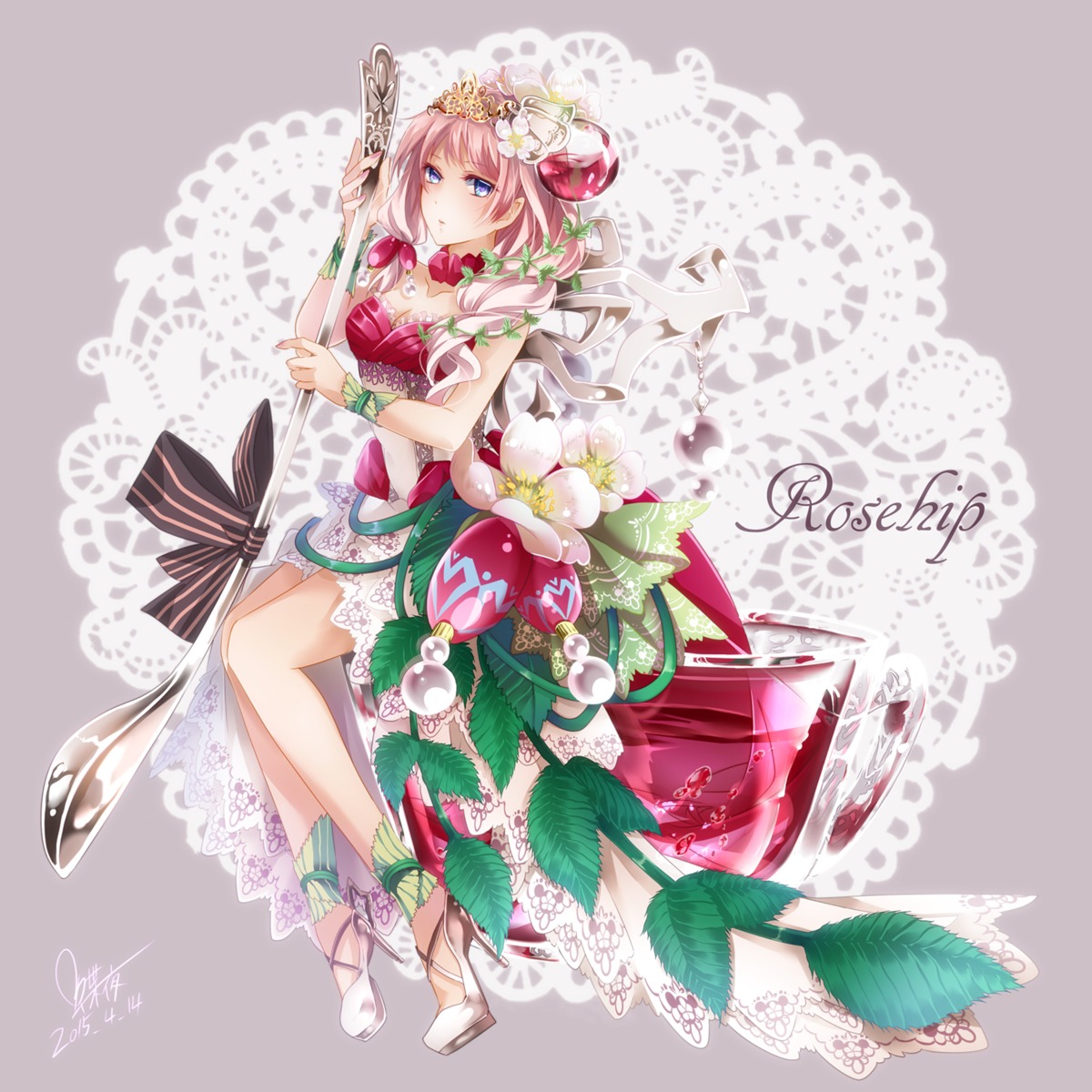 cleavage, dress, heels, tyouya