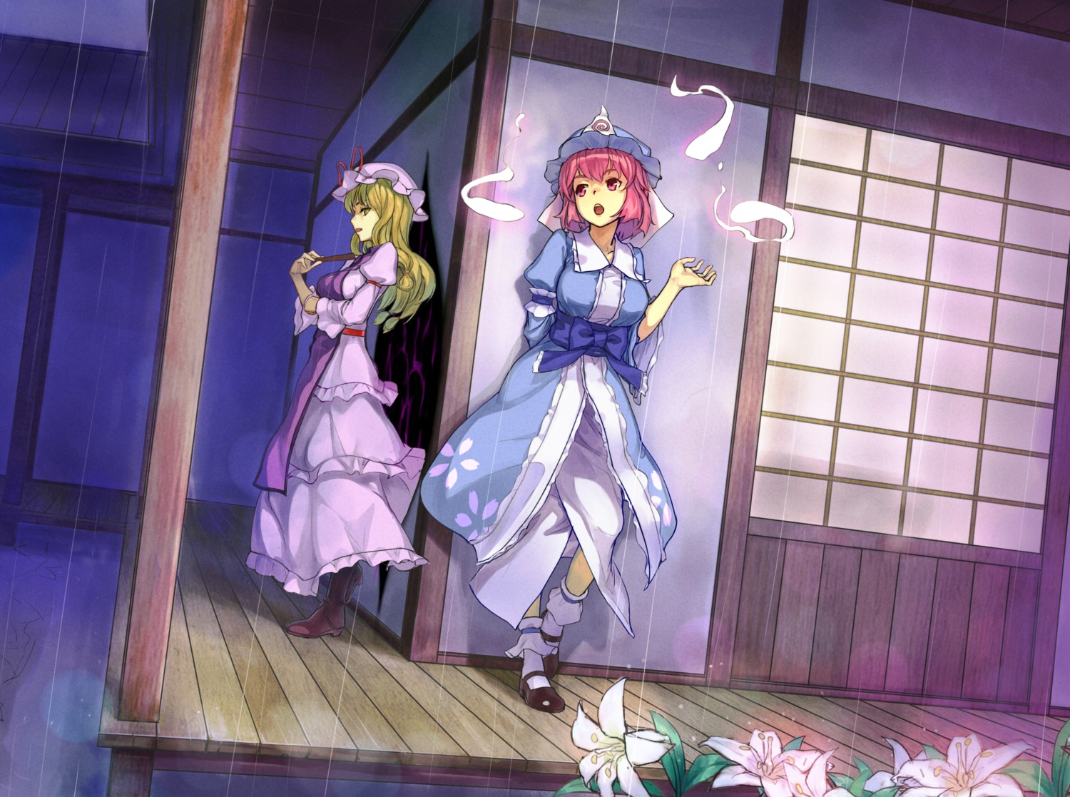 jinyuan712, saigyouji_yuyuko, touhou, yakumo_yukari