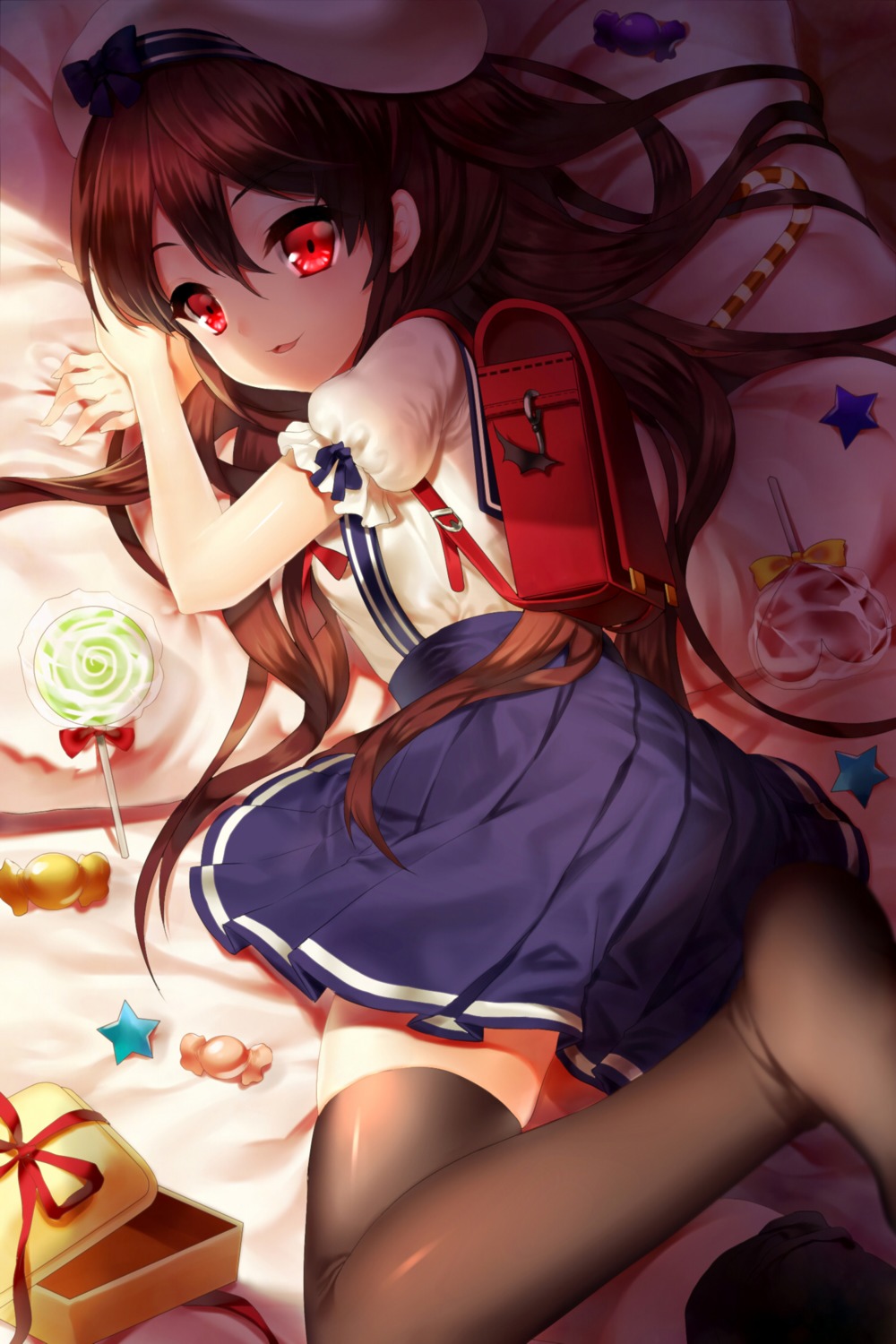 black_joa, seifuku, sion_flina, sword_girls, thighhighs