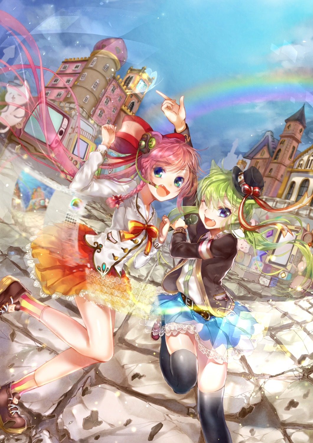 amatou_(artist), animal_ears, neko, thighhighs