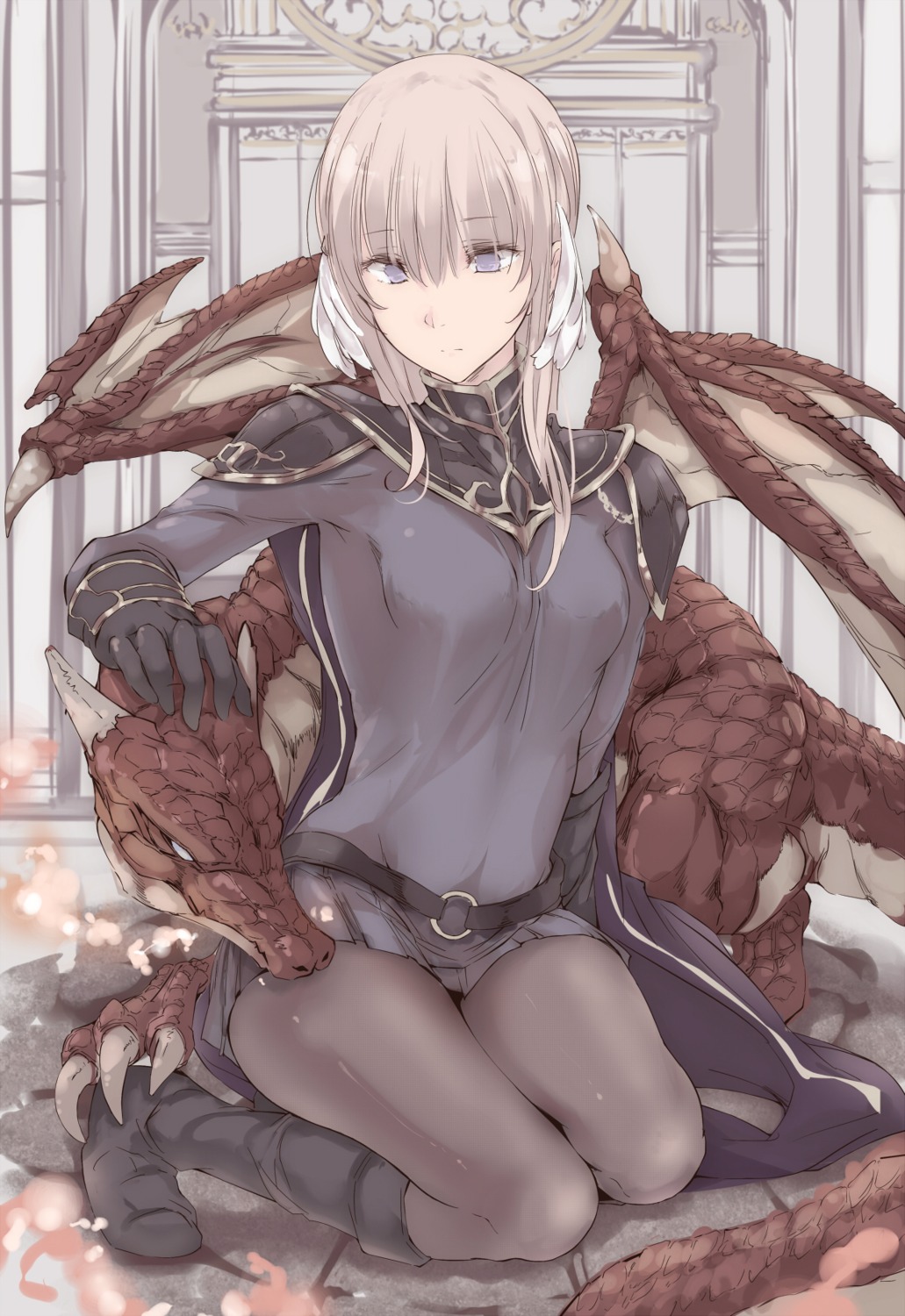 dress, monster, pantyhose, touma_raito