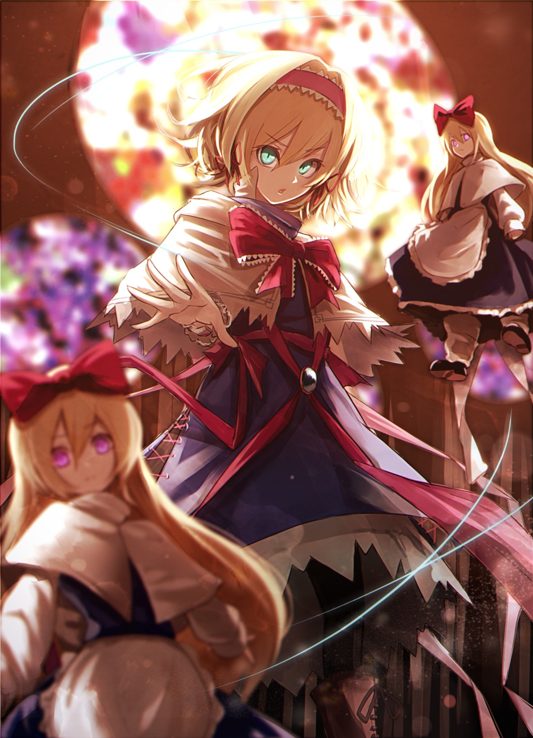 alice_margatroid, dress, fami_(yellow_skies), famy_siraso, pantyhose, shanghai_doll, touhou