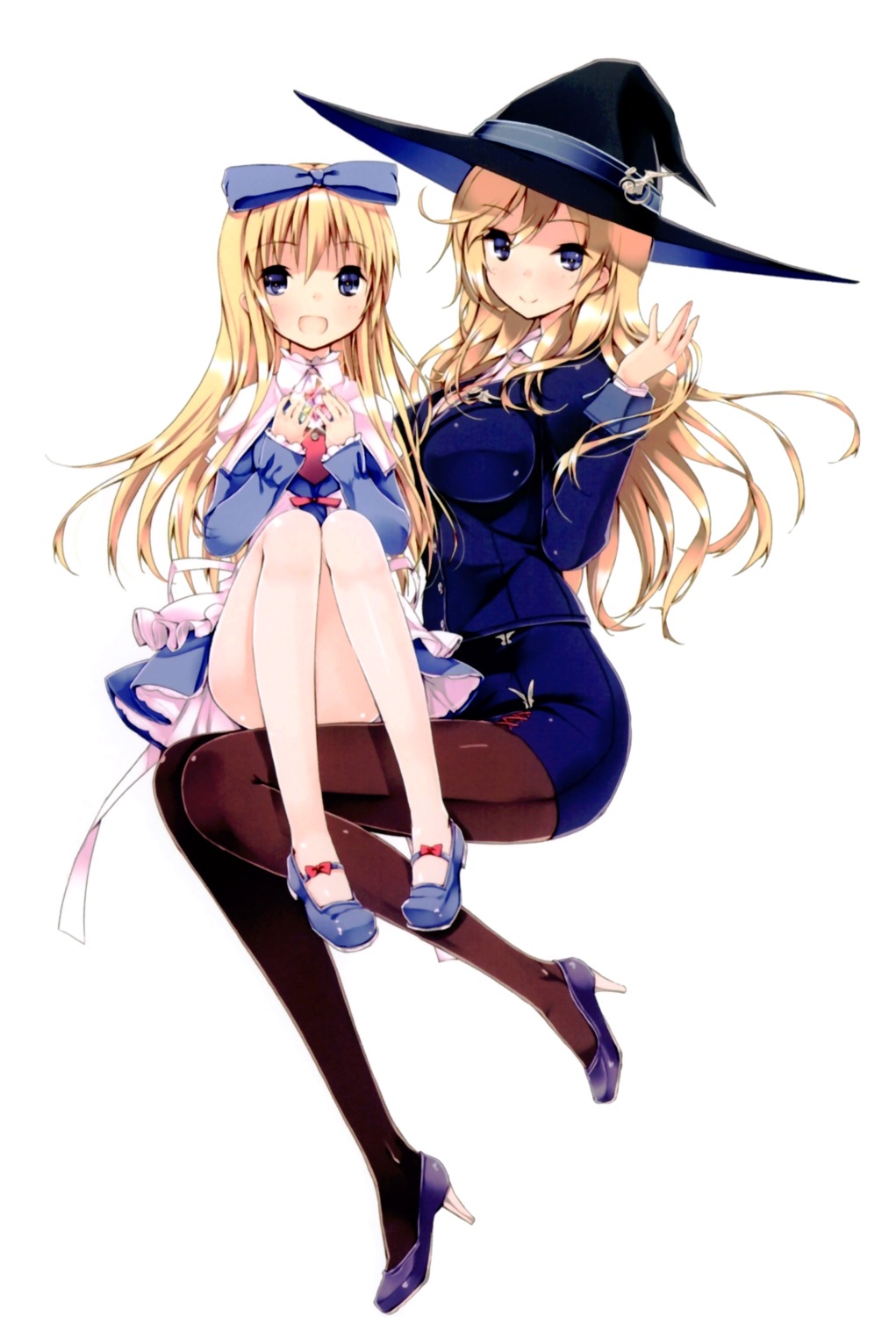 dress, heels, pantyhose, refeia, seiken_tsukai_no_world_break, shimon_maya, uniform, witch