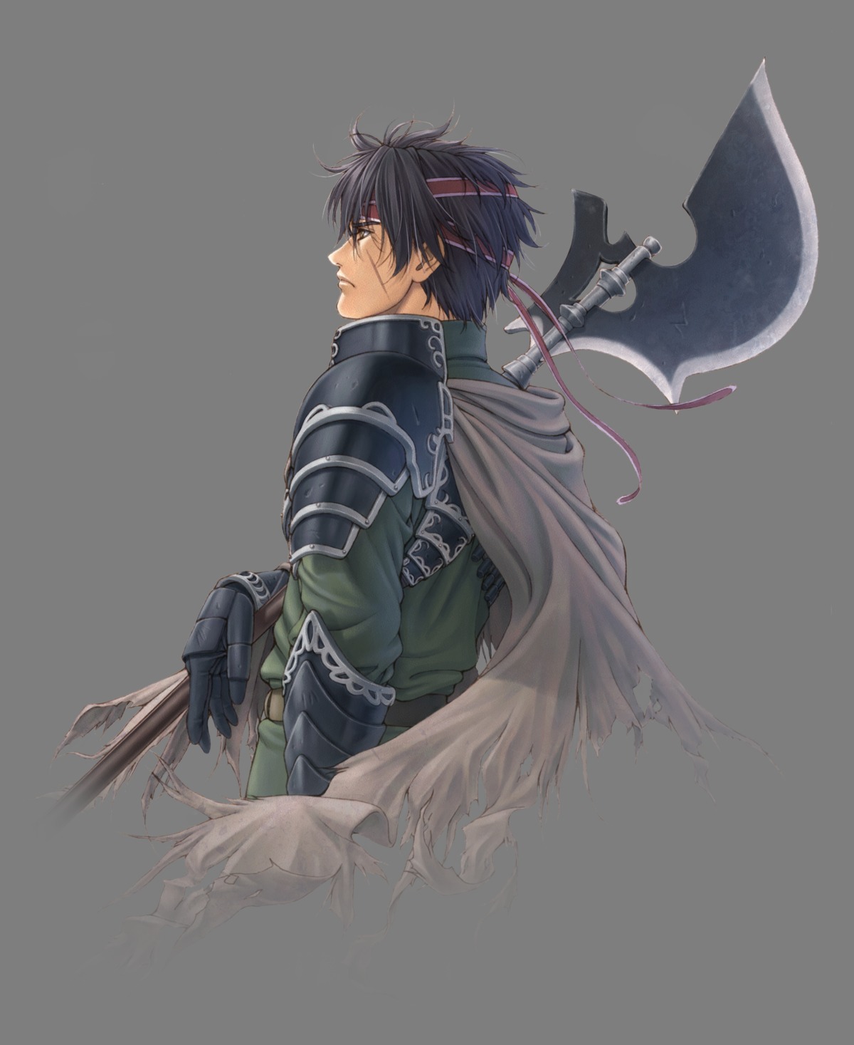 falcom, geis, male, taue_shunsuke, transparent_png, weapon, ys, ys_vi