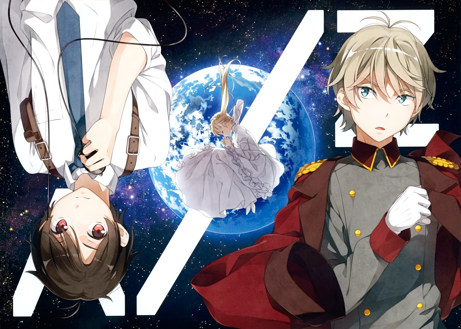 5_nenme_no_houkago, aldnoah.zero, asseylum_vers_allusia, dress, kaizuka_inaho, kantoku, slaine_troyard, uniform