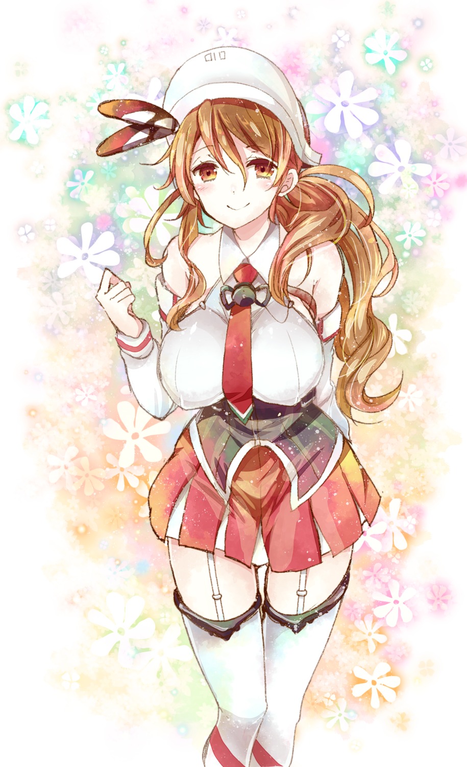 hiroichi, kantai_collection, littorio_(kancolle), seifuku, stockings, thighhighs