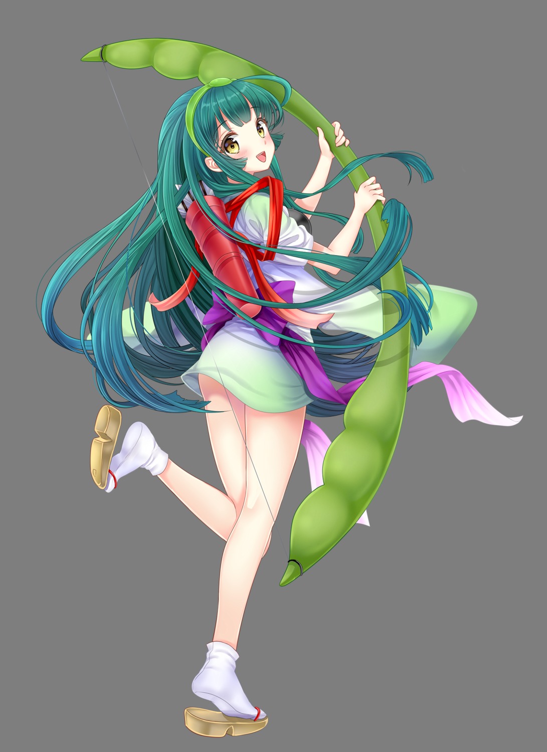 ass, sakura_moyon, touhoku_zunko, transparent_png, vocaloid, weapon