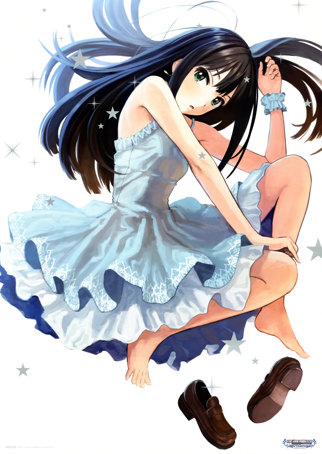 disc_cover, dress, feet, matsuo_yuusuke, shibuya_rin, the_idolm@ster, the_idolm@ster_cinderella_girls
