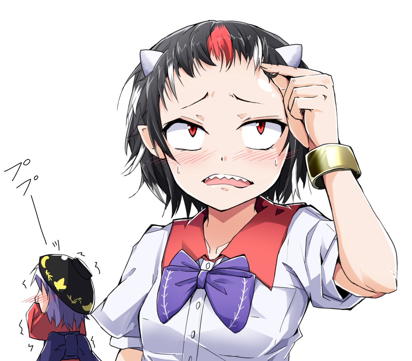 hiro_(pqtks113), horns, kijin_seija, pointy_ears, sukuna_shinmyoumaru, touhou