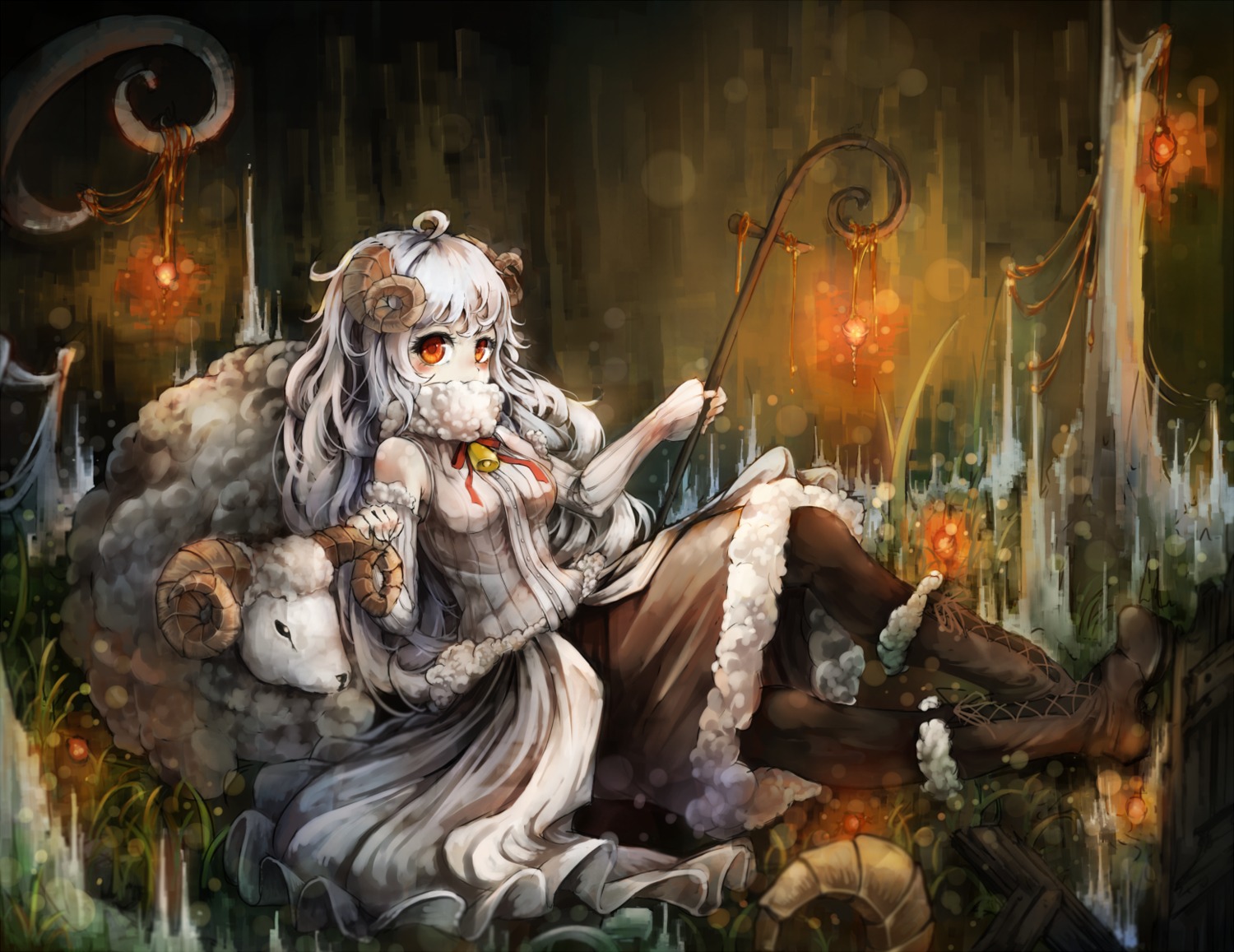 horns, kajaneko, pantyhose