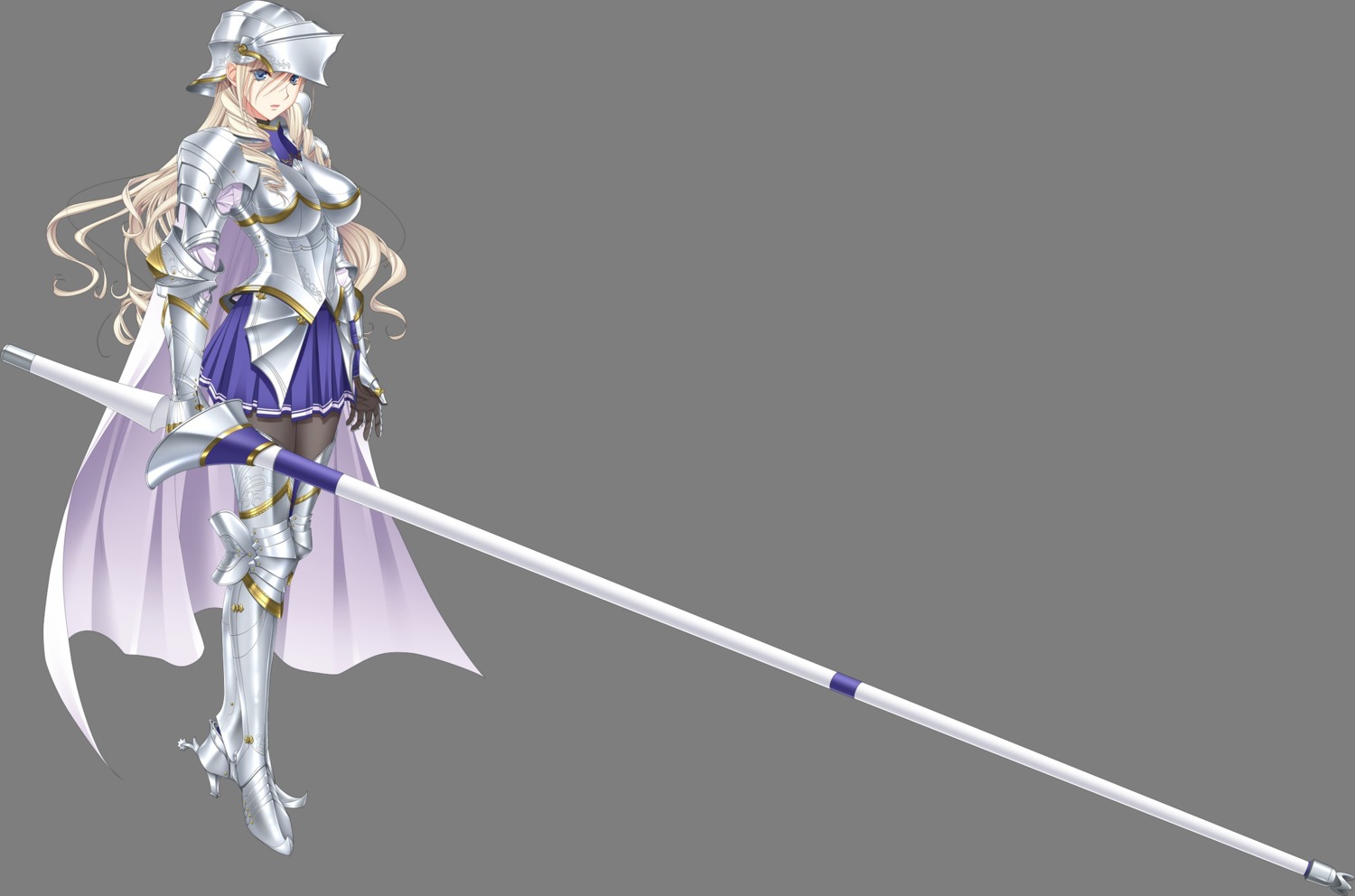 armor, celia_cumani_aintree, heels, komori_kei, pantyhose, ricotta, seifuku, transparent_png