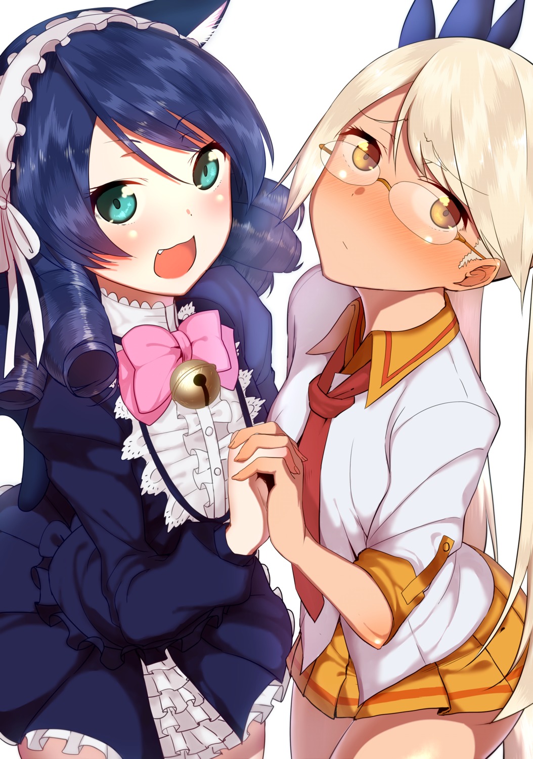 amano_don, animal_ears, cyan_(show_by_rock!!), lolita_fashion, megane, nekomimi, retoree_(show_by_rock!!), show_by_rock!!