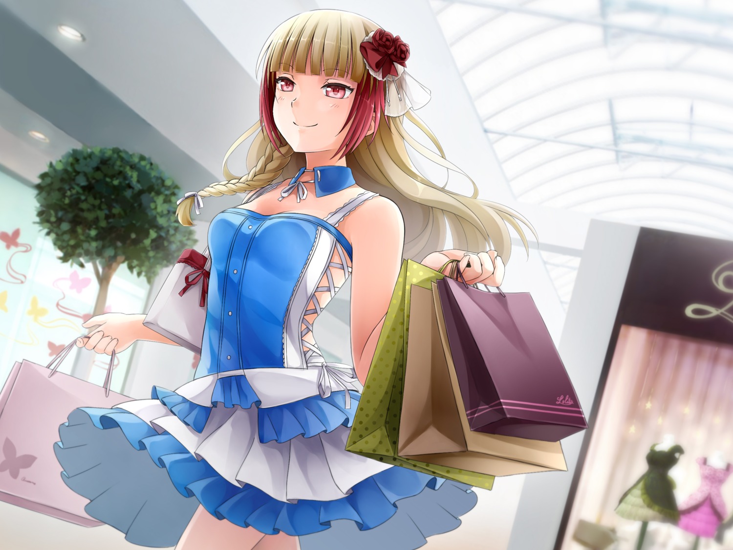 audrey_belrose, cleavage, dress, hunie_pop, ninamo