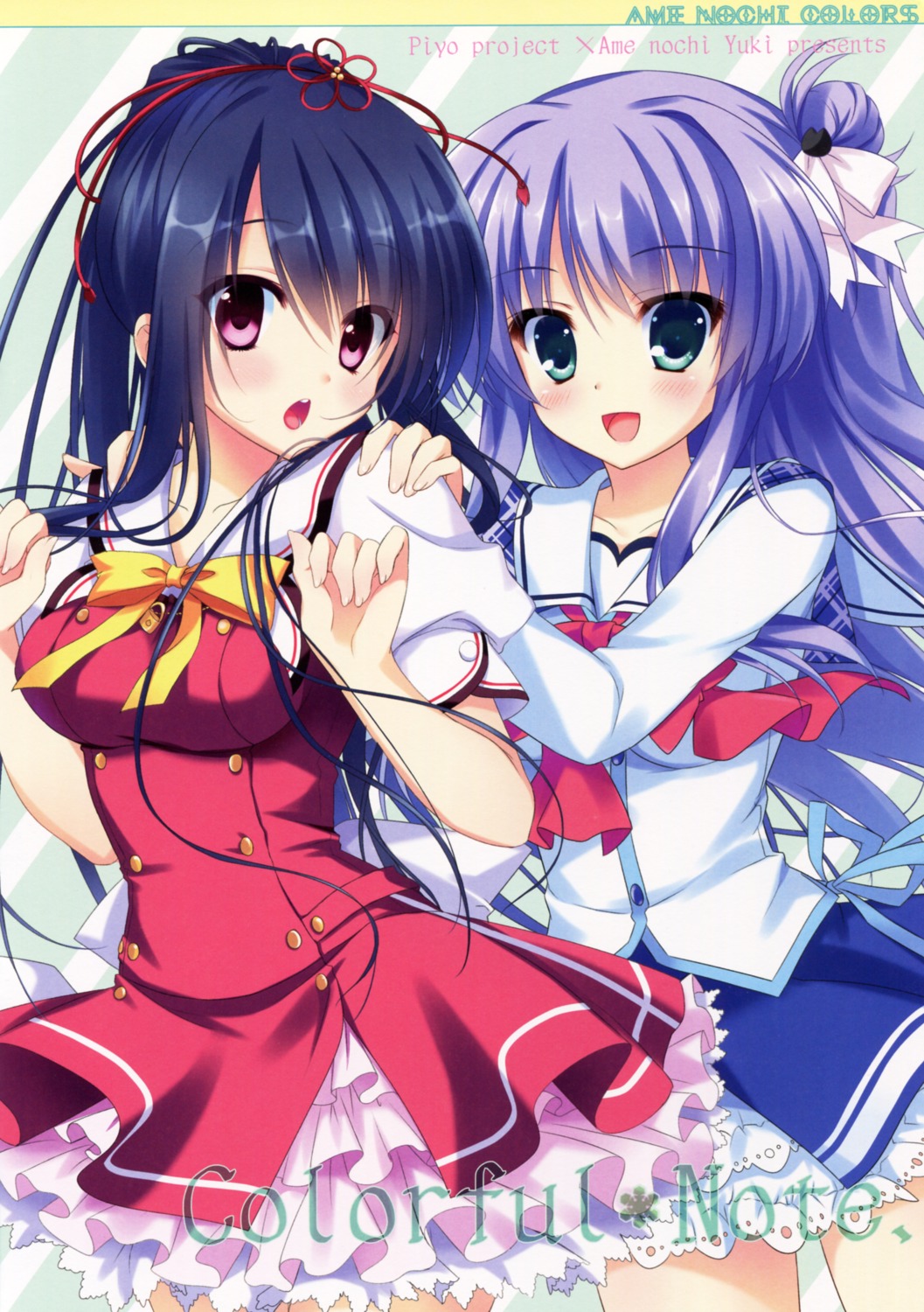 aizawa_kaho, ame_nochi_yuki, ameto_yuki, crossover, hatori_piyoko, hook, loverable, piyo_project., seifuku, smee, strawberry_nauts, yatsuka_itsuki