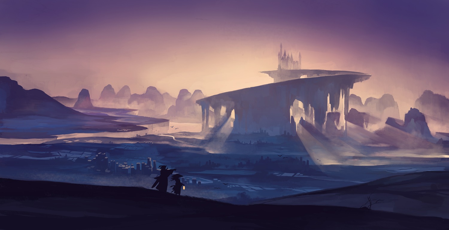 hanyijie, landscape, pixiv_fantasia